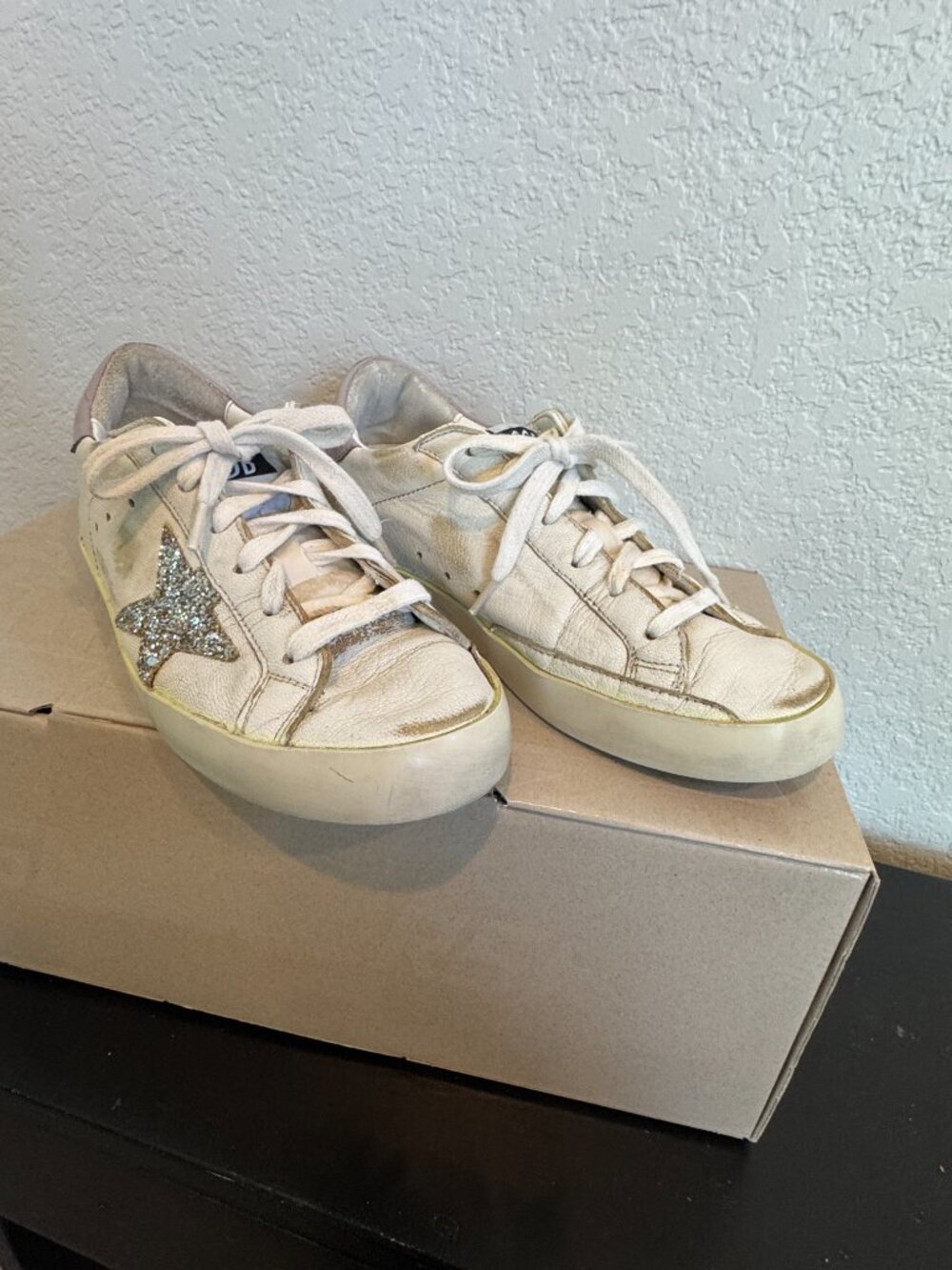 Golden Goose SuperStar Sneakers White Lavendar 36 6 - Picture 2 of 5